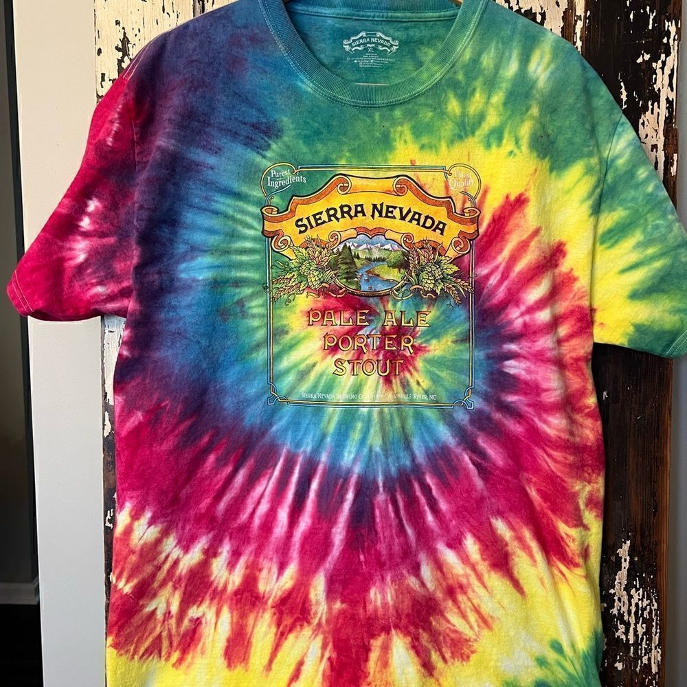 Men’s Tie dye Sierra Nevada men’s XL T-shirt.